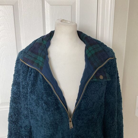 Pendleton Fuzzy Dark Blue Jacket Sz S - Picture 2 of 8